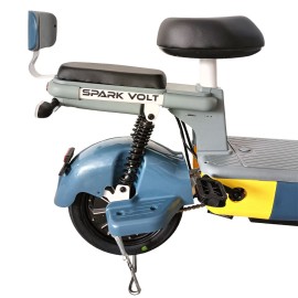 Велосипед з електромотором SPARK VOLT 14`` 48V/400W/12Ah синій з жовтим